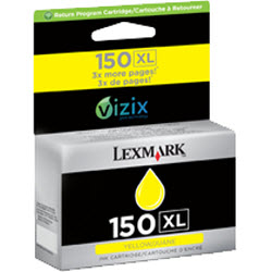OEM Lexmark Vizix 14N1618 (#150XL) High Yield Yellow Ink Cartridge