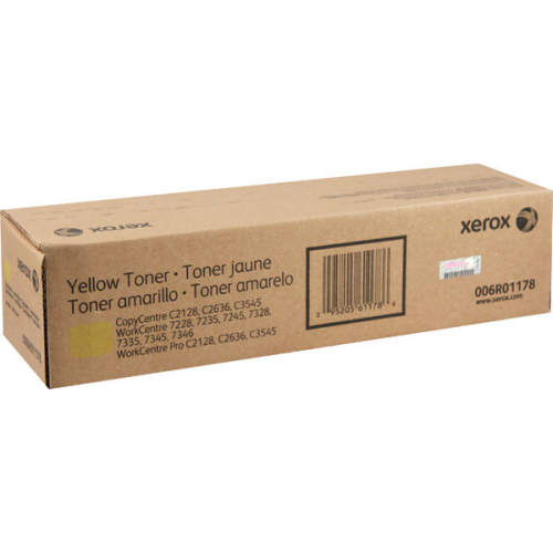 OEM Xerox 006R01178 Yellow Laser Toner Cartridge (26,000 Pages)