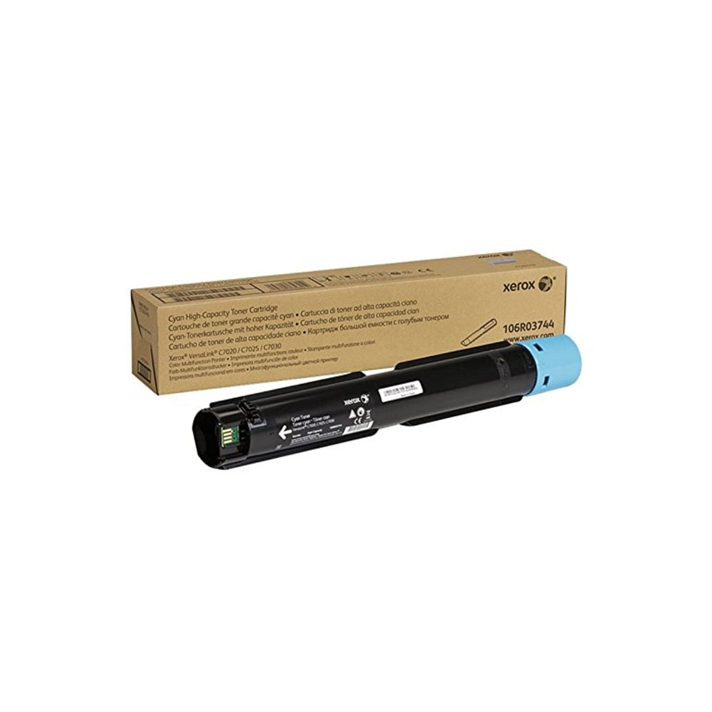OEM Xerox 106R03744 High Yield Cyan Toner Cartridge (9,800 Pages)