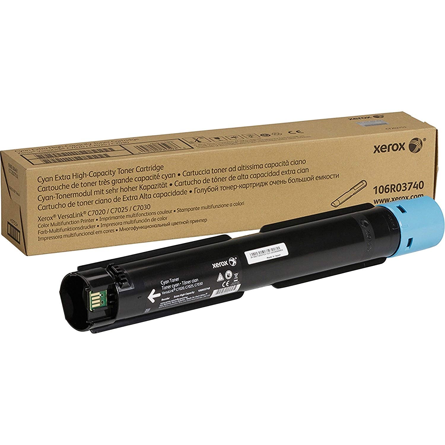 OEM Xerox 106R03740 Cyan Toner Cartridge (16,500 Pages)