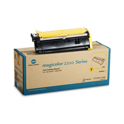 OEM Konica Minolta 1710471-002 Yellow Laser Toner Cartridge (6,000 Pages)