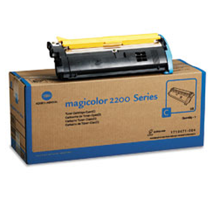 OEM Konica Minolta 1710471-004 Cyan Laser Toner Cartridge (6,000 Pages)
