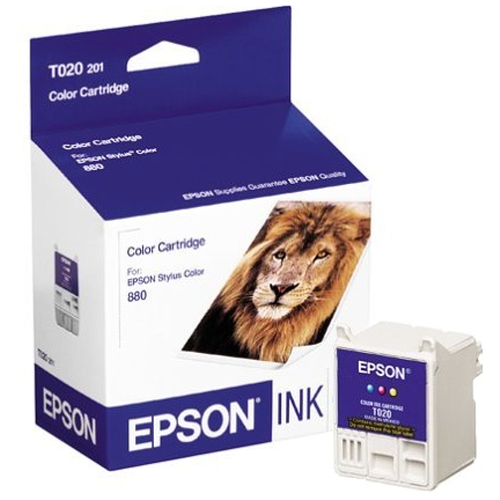 OEM Epson T020201 Color Ink Cartridge (150 Pages)