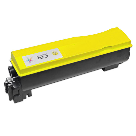 Compatible Kyocera-Mita TK562Y Yellow Laser Toner Cartridge (10,000 Pages)