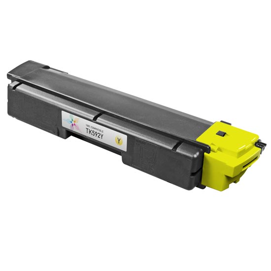 Compatible Kyocera-Mita TK592Y Yellow Toner Cartridge (5,000 Pages)