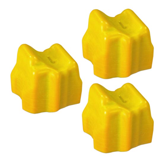 Compatible Xerox 108R00725 Yellow Ink Sticks (3 Pack) (3,400 Pages)