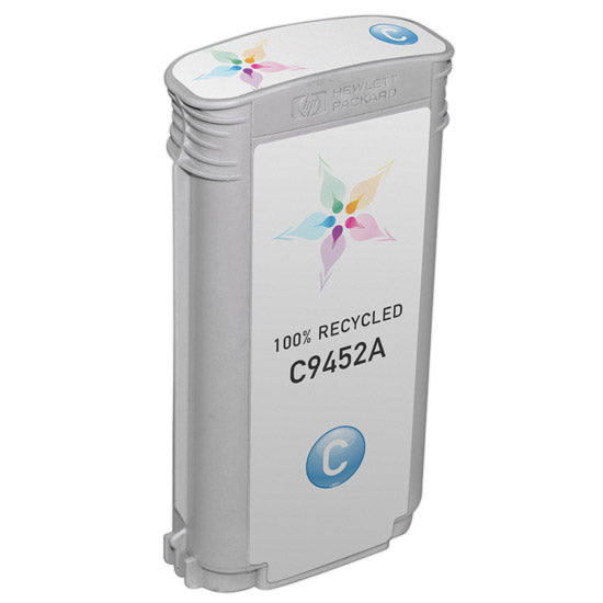 Remanufactured HP C9452A Cyan Ink Cartridge
