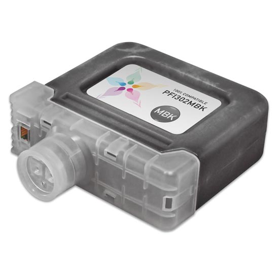 Compatible Canon PFI-302MBK Matte Black Ink Cartridge