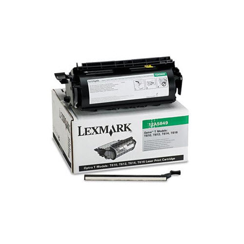OEM Lexmark 12A5849 Black Laser Toner Cartridge (25,000 Pages)