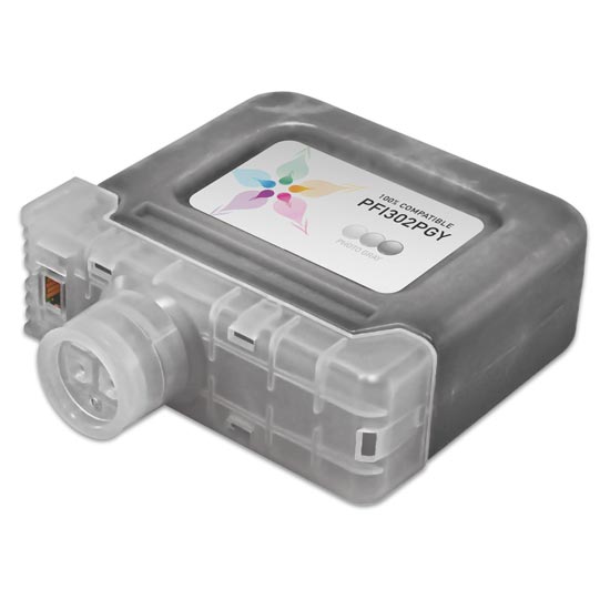 Compatible Canon PFI-302PGY Photo Gray Ink Cartridge