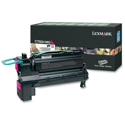 OEM Lexmark C792A1MG Magenta Laser Toner Cartridge (6,000 Pages)