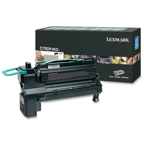 OEM Lexmark C792X1KG Black Laser Toner Cartridge (20,000 Pages)