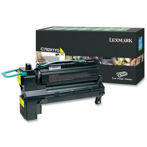 OEM Lexmark C792X1YG Yellow Laser Toner Cartridge (20,000 Pages)