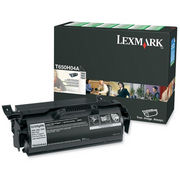 OEM Lexmark T650H04A High Yield Black Laser Toner Cartridge (25,000 Pages)