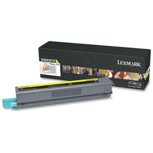 OEM Lexmark X925H2YG High-Yield Yellow Laser Toner Cartridge (7,500 Pages)