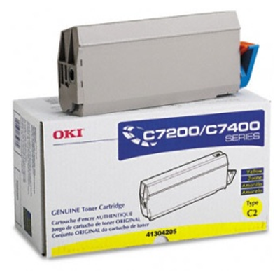 OEM Okidata 41304205 Yellow Laser Toner Cartridge