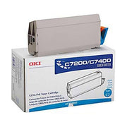 OEM Okidata 41304207 Cyan Laser Toner Cartridge (10,000 Pages)