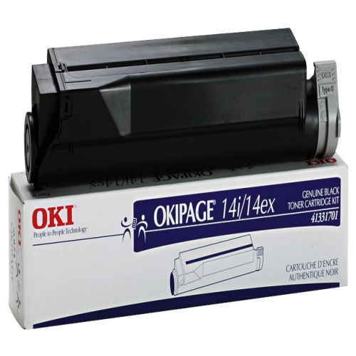 OEM Okidata 41331701 (Type 8) Black Laser Toner Cartridge (4,000 Pages)