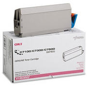 OEM Okidata 41963002 Magenta Laser Toner Cartridge (10,000 Pages)
