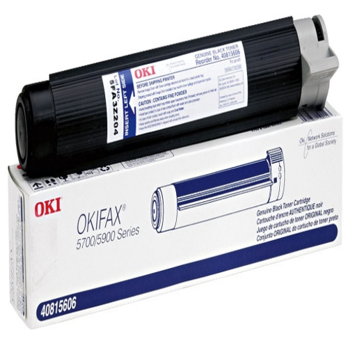 OEM Okidata 40815606 Black Laser Toner Cartridge (3,000 Pages)