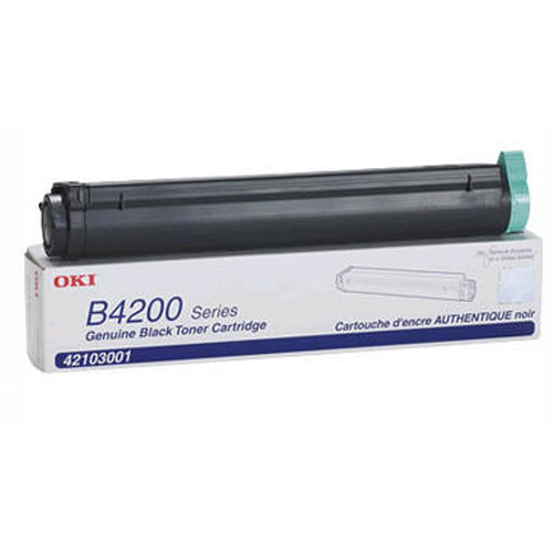 OEM Okidata 42103001 Black Laser Toner Cartridge (3,000 Pages)