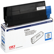 OEM Okidata 43034803 Type C6 Cyan Toner Cartridge (1,500 Pages)