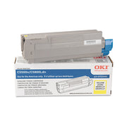 OEM Okidata 43324401 Yellow Laser Toner Cartridge (5,000 Pages)