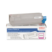 OEM Okidata 43324402 High Yield Magenta Laser Toner Cartridge (5,000 Pages)