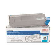 OEM Okidata 43324403 High Yield Cyan Laser Toner Cartridge (5,000 Pages)