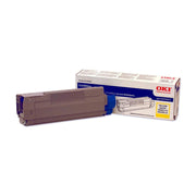 OEM Okidata 43324417 'Type C8' Yellow Laser Toner Cartridge (5,000 Pages)