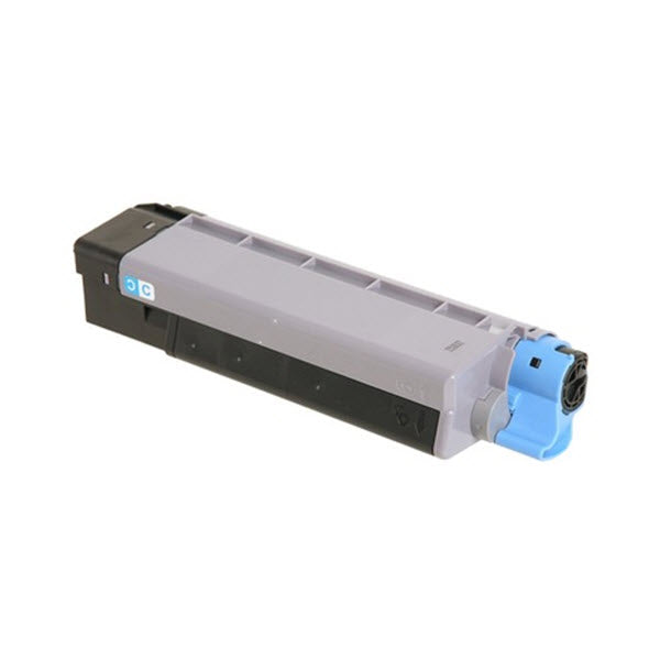 OEM Okidata 43324468 Cyan Laser Toner Cartridge (4,000 Pages)