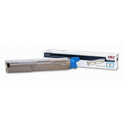 OEM Okidata 43459403 Cyan Laser Toner Cartridge (1,000 Pages)