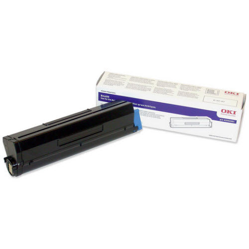 OEM Okidata 43502001 (Type 9) High Yield Black Toner Cartridge (7,000 Pages)