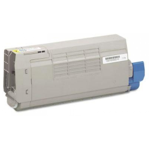 OEM Okidata 43866101 Yellow Laser Toner Cartridge (11,500 Pages)