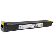 Compatible Sharp MX-31NTYA Yellow Laser Cartridge (15,000 Pages)