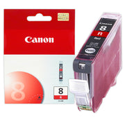 OEM Canon CLI8R Red Ink Cartridge (280 Pages)