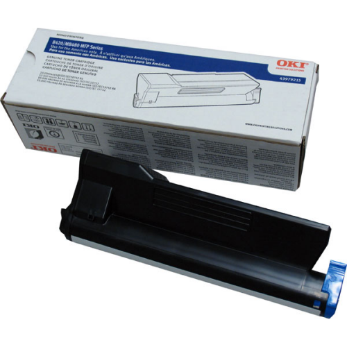 OEM Okidata 43979215 Extra High-Yield Black Laser Toner Cartridge (12,000 Pages)