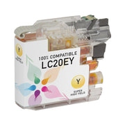 Compatible Brother LC20EY Super High Yield Yellow Ink Cartridge (1,200 Pages)