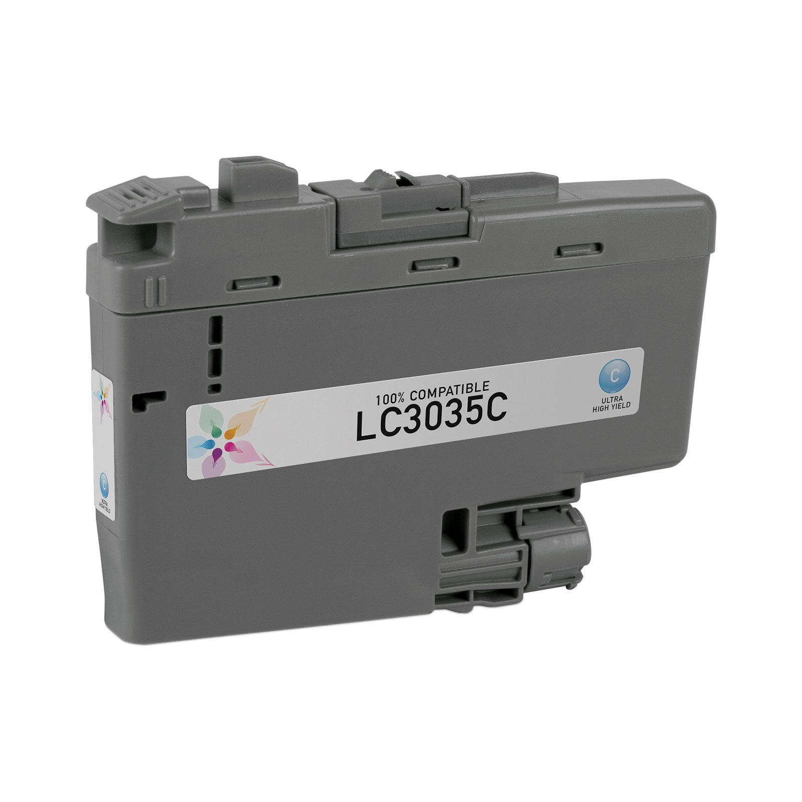 Compatible Brother LC3035C Ultra High Yield Cyan Ink Cartridge (5,000 Pages)