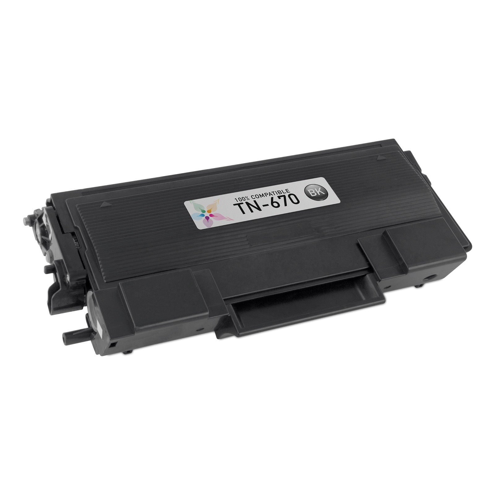 Remanufactured Brother TN670 Black Laser Toner Cartridge (7,500 Pages)