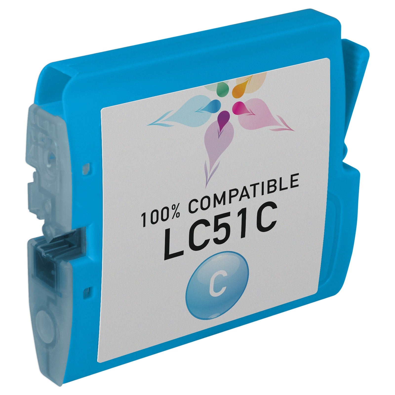 Compatible Brother LC51C Cyan Ink Cartridge