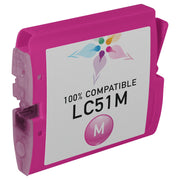 Compatible Brother LC51M Magenta Ink Cartridge (400 Pages)