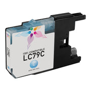 Compatible Brother LC79C Extra High Yield Cyan Ink Cartridge (1,200 Pages)