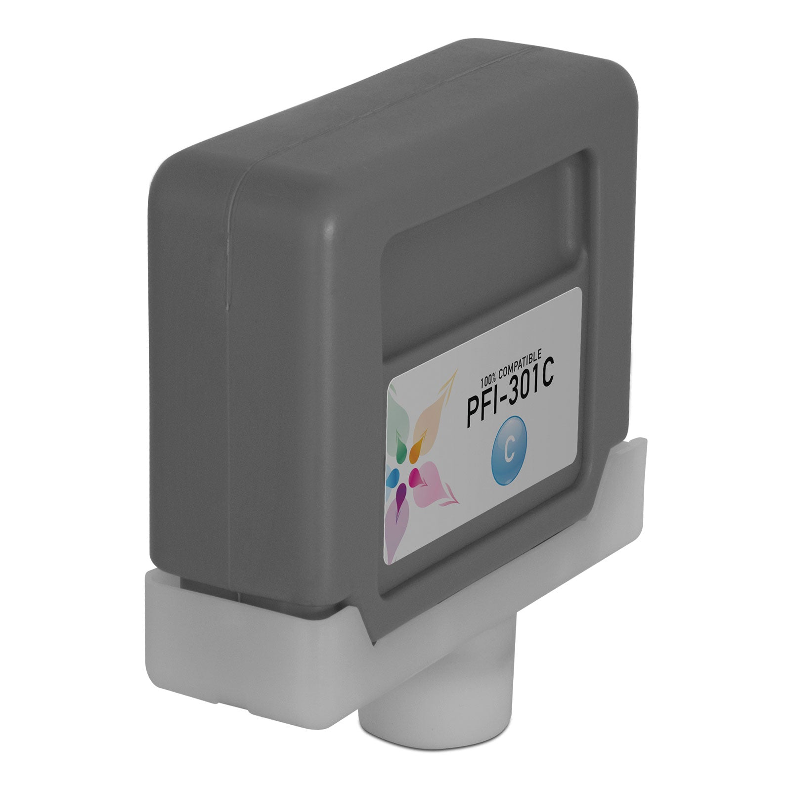 Compatible Canon PFI-301C Cyan Ink Cartridge