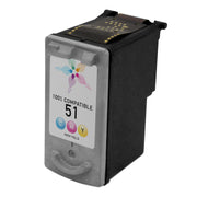 Remanufactured Canon CL51 Color Ink Cartridge (450 Pages)