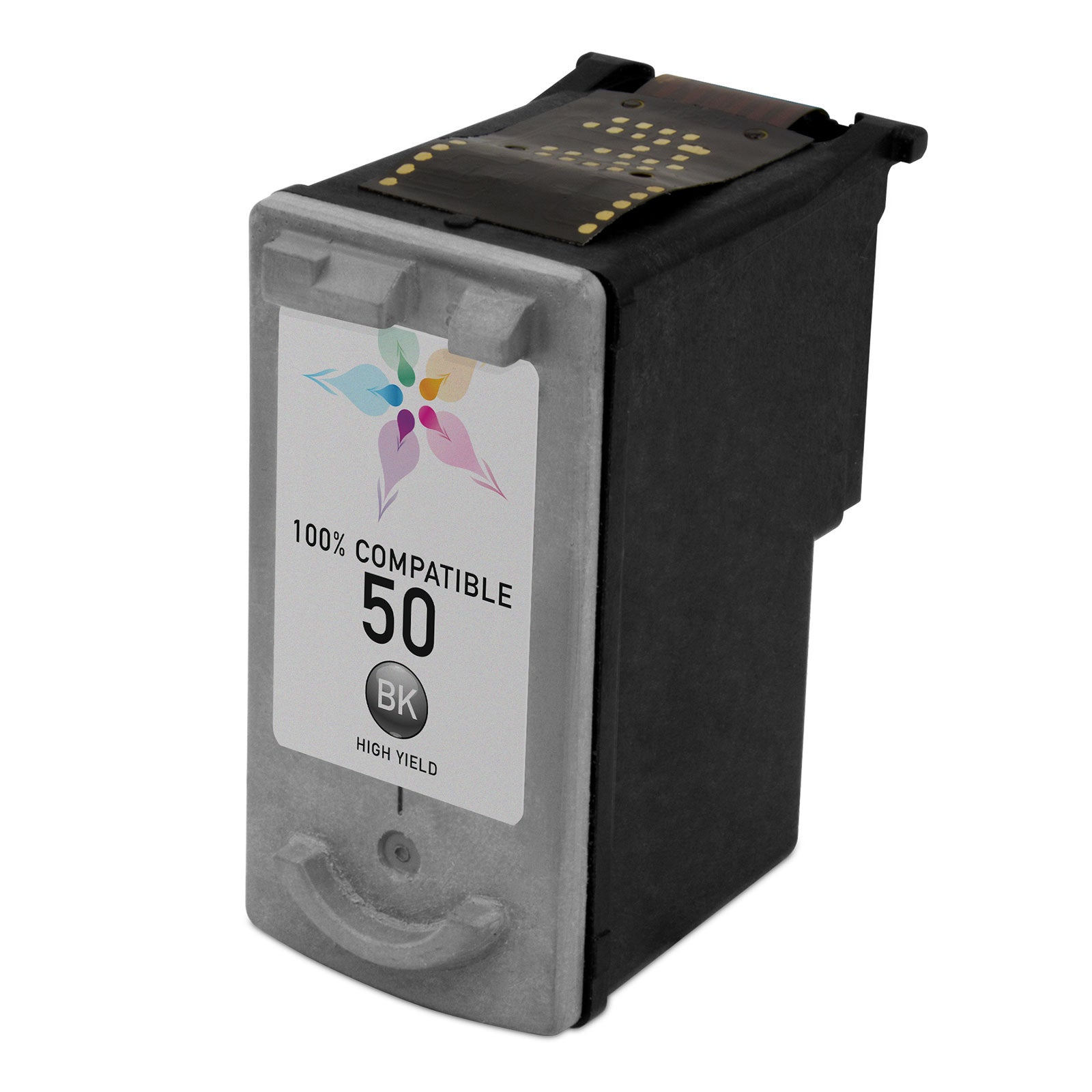 Remanufactured Canon PG50 High Capacity Pigment Black Ink Cartridge (510 Pages)