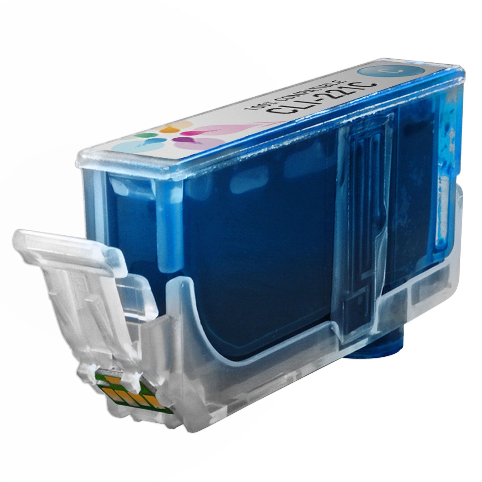 Compatible Canon CLI221 Cyan Ink Cartridge (500 Pages)