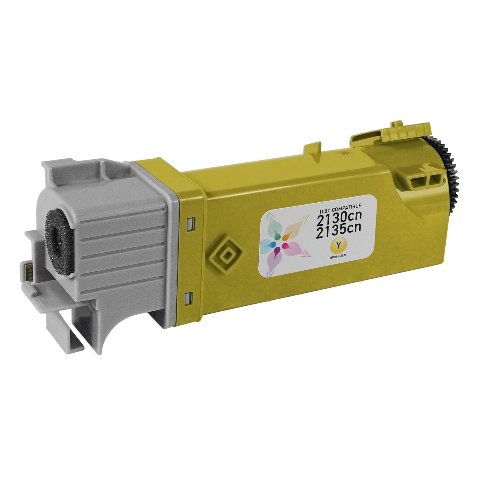Compatible Dell T108C High Yield Yellow Toner Cartridge (2,500 Pages)