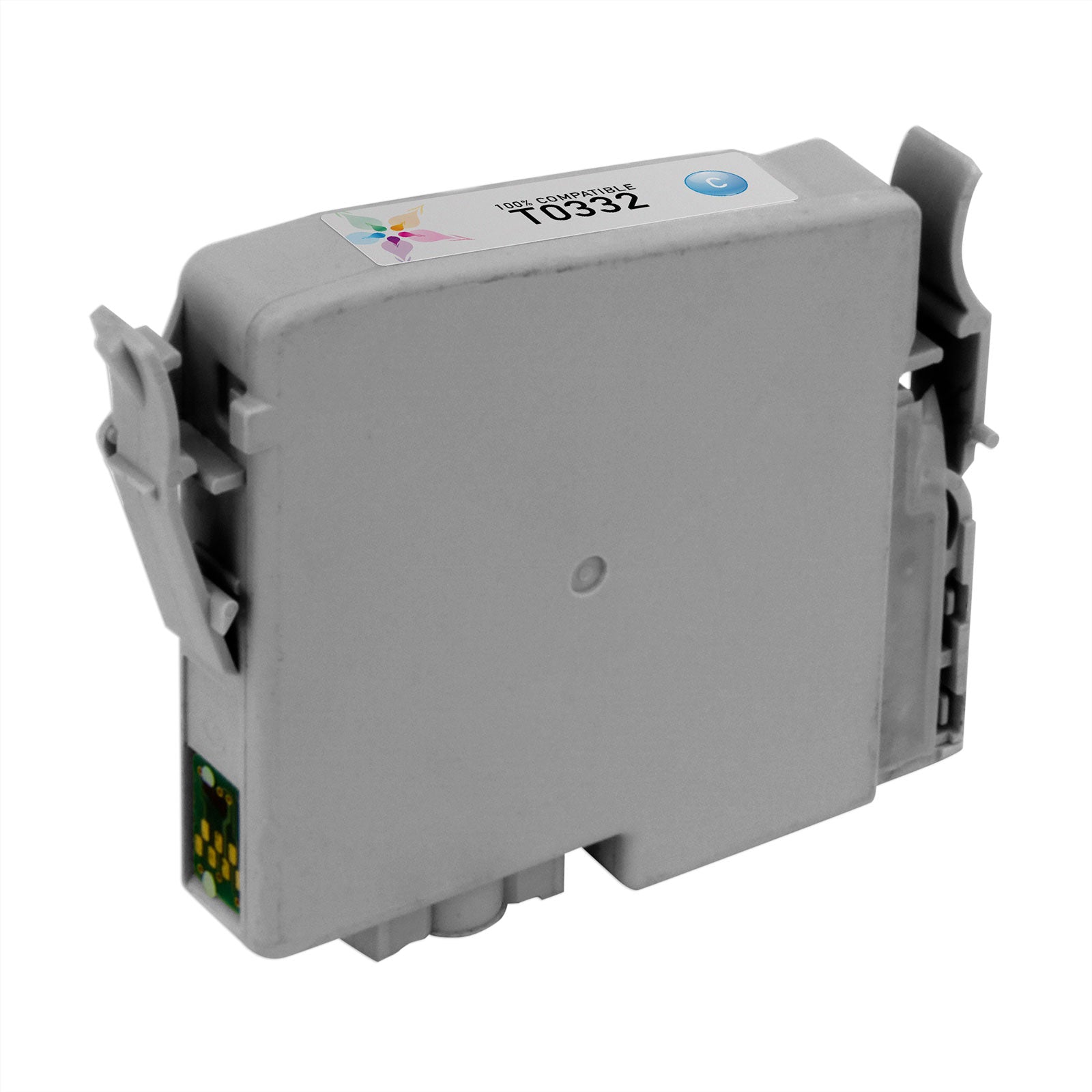 Remanufactured Epson T033220 Cyan Ink Cartridge