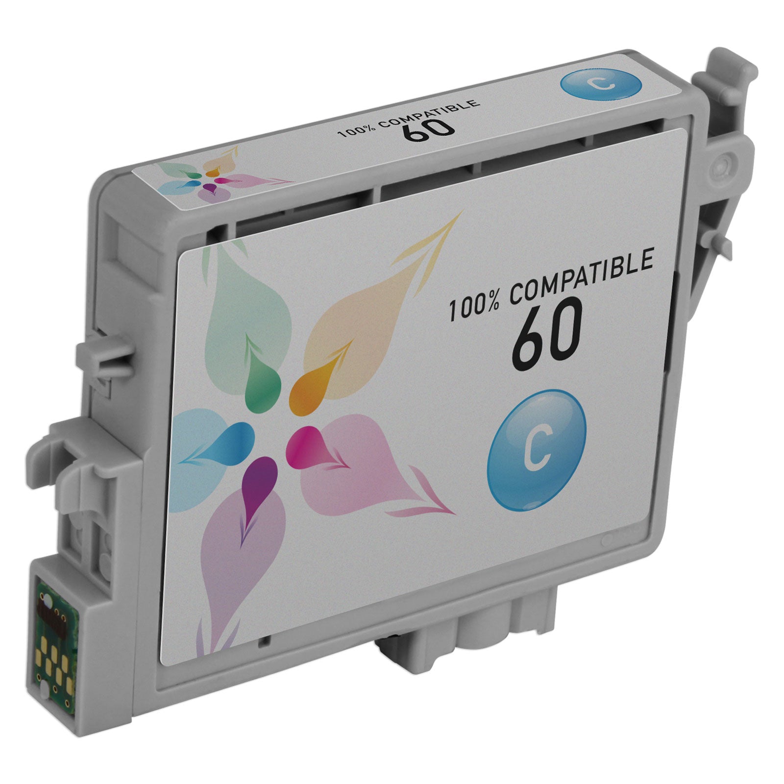 Remanufactured Epson T060220 Cyan Ink Cartridge (450 Pages)